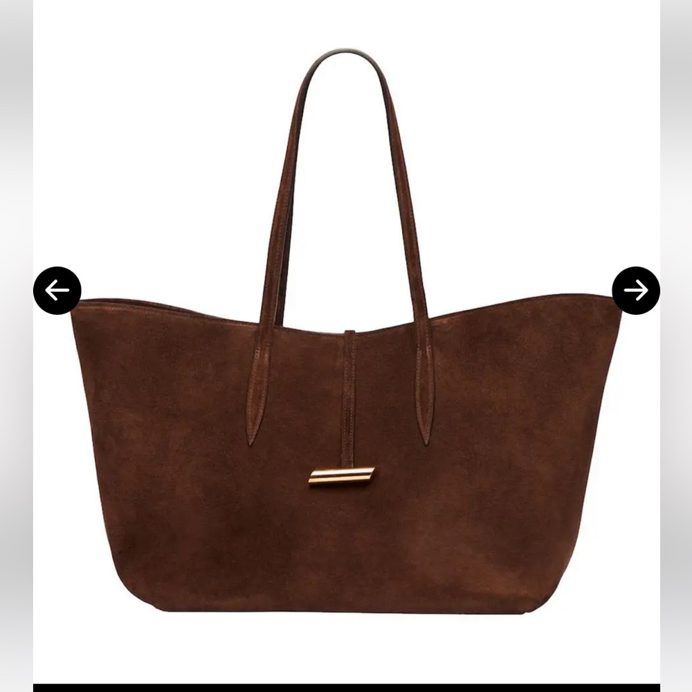 Little Liffner Brown Suede Penne Tote